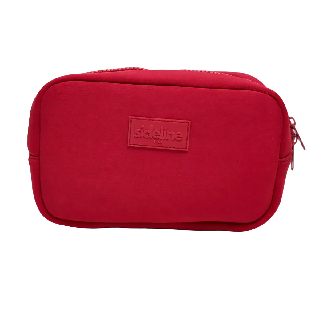 [Black Cherry] Purple travel organizer pouch from Sideline Bags.